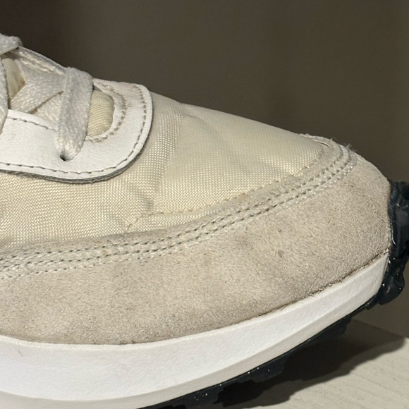 Nike Waffle Debut Shoes Womens Size 8.5 White Black Waffle Sole Suede DH9523-100 - Picture 5 of 11